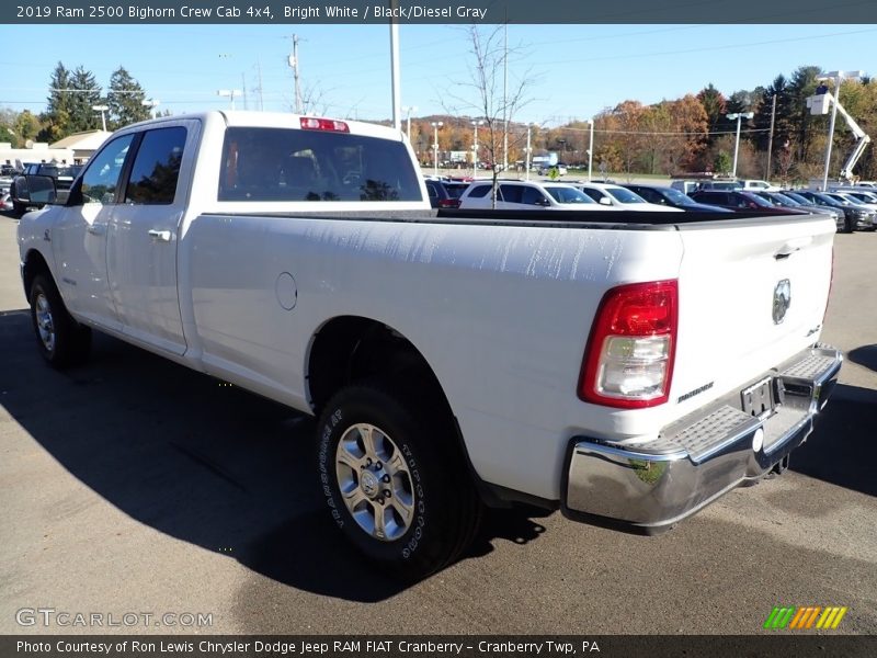 Bright White / Black/Diesel Gray 2019 Ram 2500 Bighorn Crew Cab 4x4