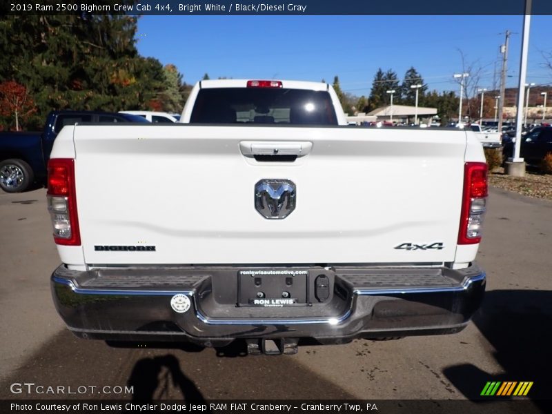 Bright White / Black/Diesel Gray 2019 Ram 2500 Bighorn Crew Cab 4x4