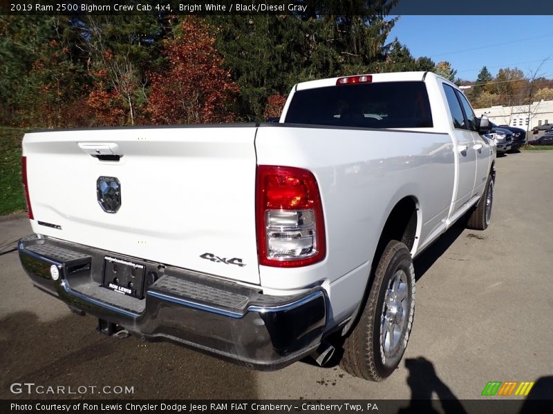 Bright White / Black/Diesel Gray 2019 Ram 2500 Bighorn Crew Cab 4x4