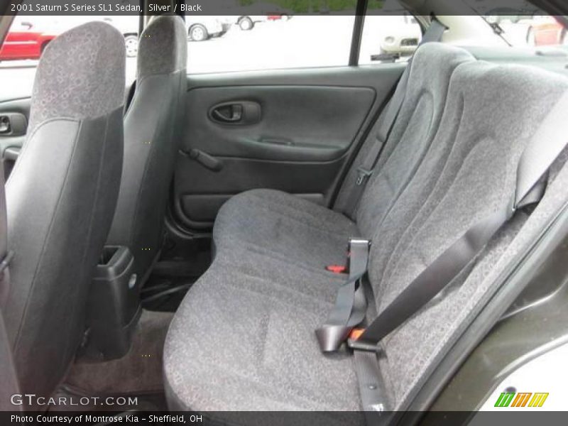 Silver / Black 2001 Saturn S Series SL1 Sedan