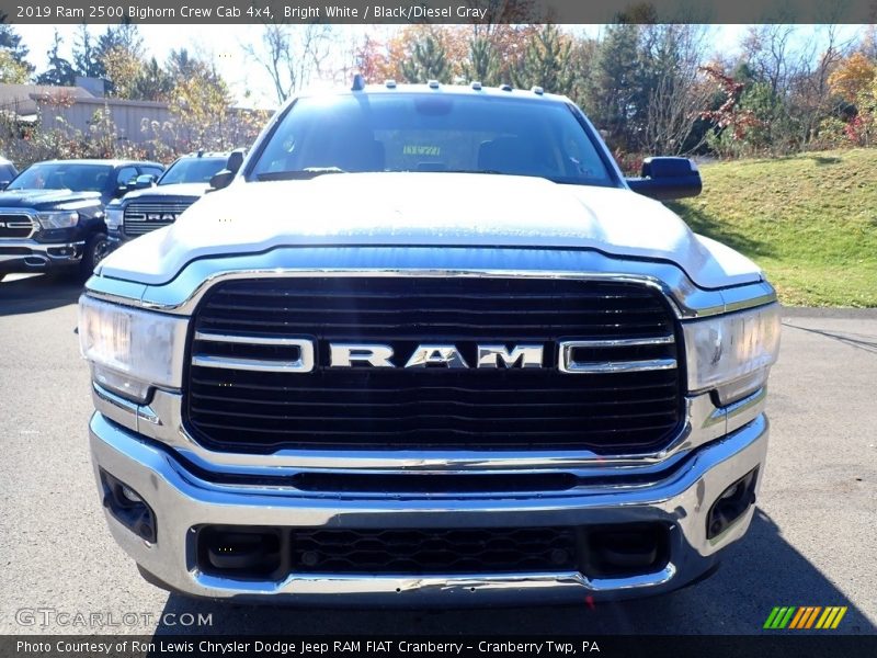 Bright White / Black/Diesel Gray 2019 Ram 2500 Bighorn Crew Cab 4x4