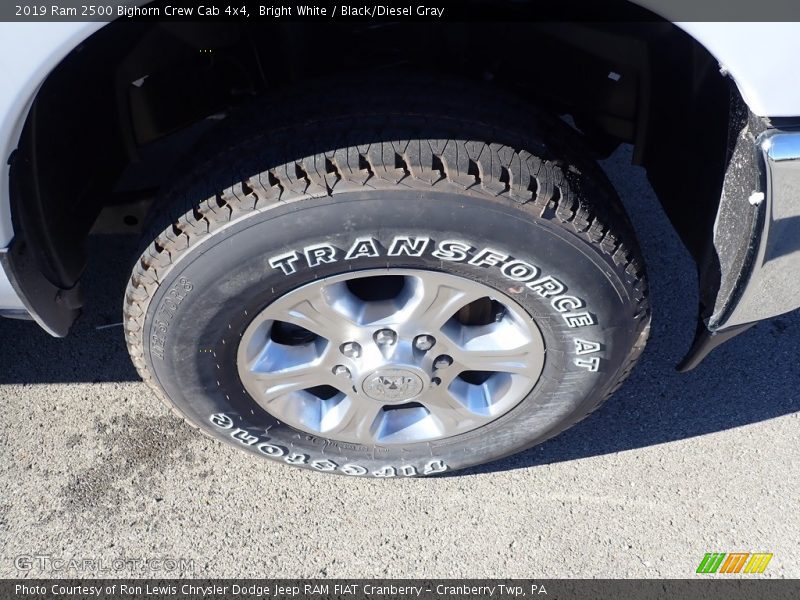 Bright White / Black/Diesel Gray 2019 Ram 2500 Bighorn Crew Cab 4x4