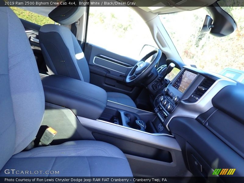 Bright White / Black/Diesel Gray 2019 Ram 2500 Bighorn Crew Cab 4x4