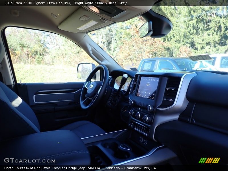 Bright White / Black/Diesel Gray 2019 Ram 2500 Bighorn Crew Cab 4x4