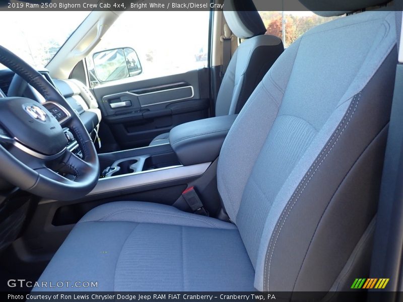 Bright White / Black/Diesel Gray 2019 Ram 2500 Bighorn Crew Cab 4x4