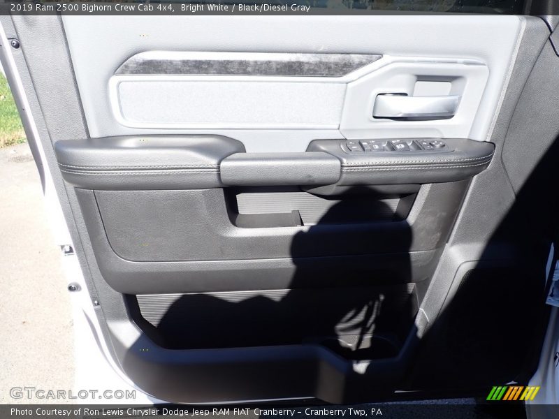 Bright White / Black/Diesel Gray 2019 Ram 2500 Bighorn Crew Cab 4x4