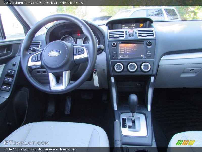 Dark Gray Metallic / Gray 2017 Subaru Forester 2.5i