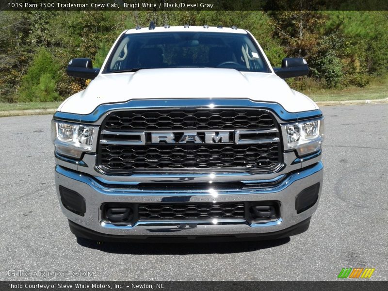 Bright White / Black/Diesel Gray 2019 Ram 3500 Tradesman Crew Cab