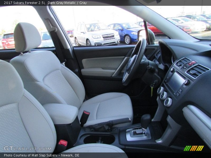 Dark Gray Metallic / Gray 2017 Subaru Forester 2.5i