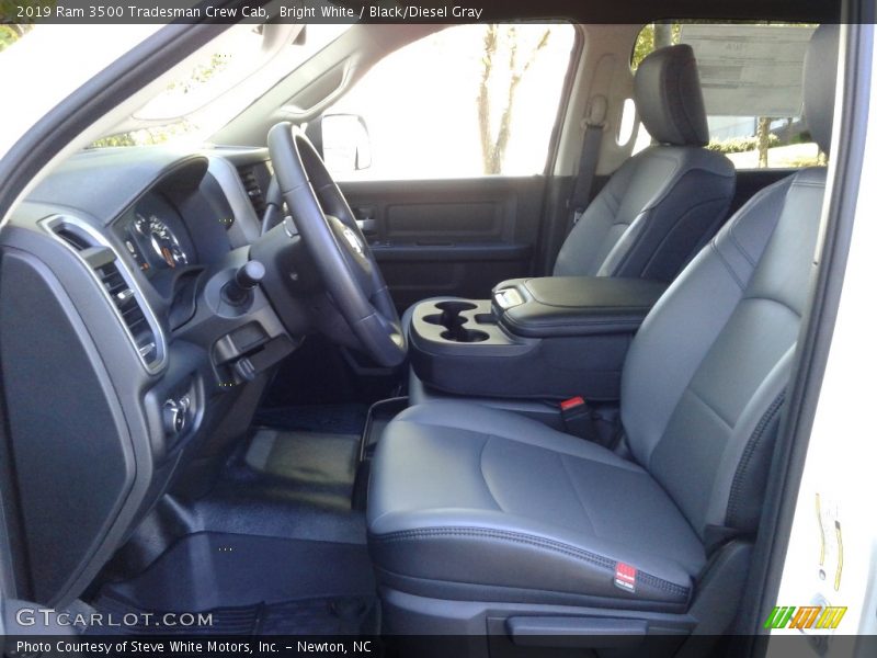 Bright White / Black/Diesel Gray 2019 Ram 3500 Tradesman Crew Cab
