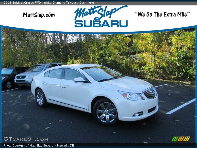 White Diamond Tricoat / Cashmere 2013 Buick LaCrosse FWD
