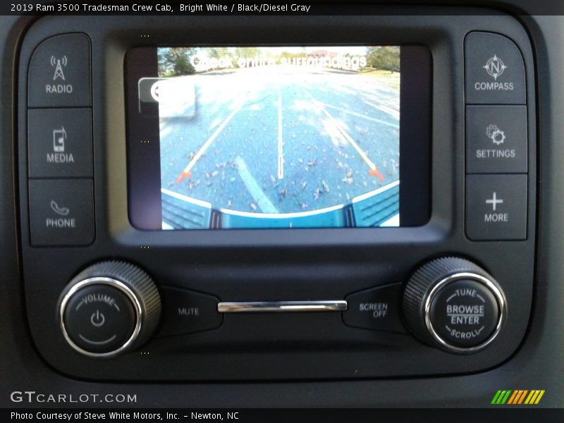 Bright White / Black/Diesel Gray 2019 Ram 3500 Tradesman Crew Cab