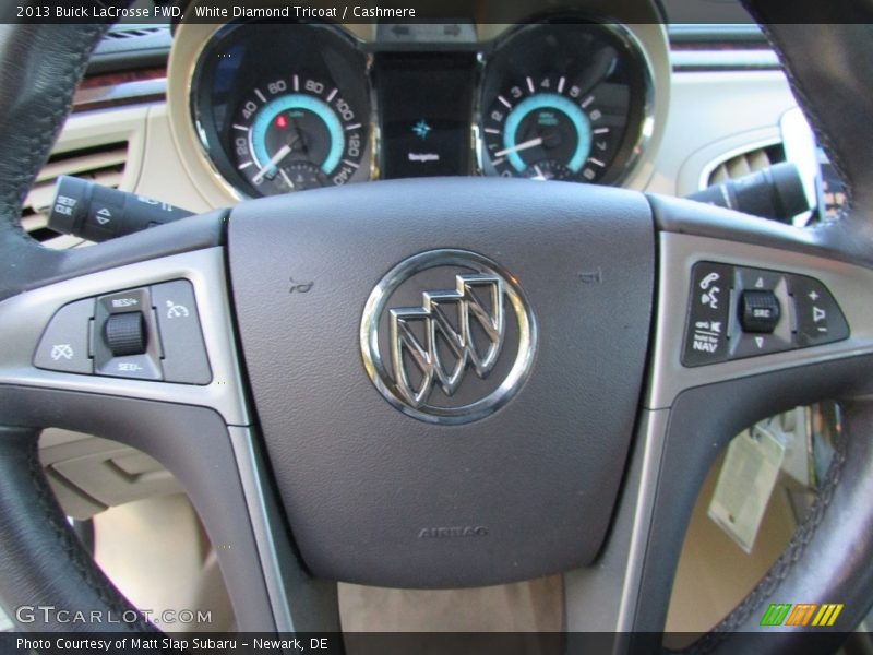 White Diamond Tricoat / Cashmere 2013 Buick LaCrosse FWD