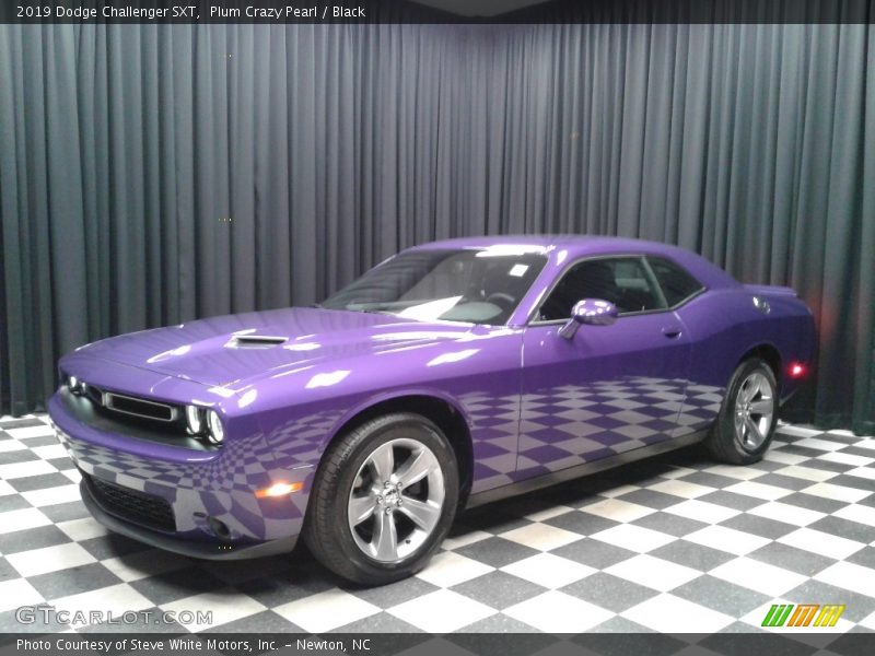 Plum Crazy Pearl / Black 2019 Dodge Challenger SXT