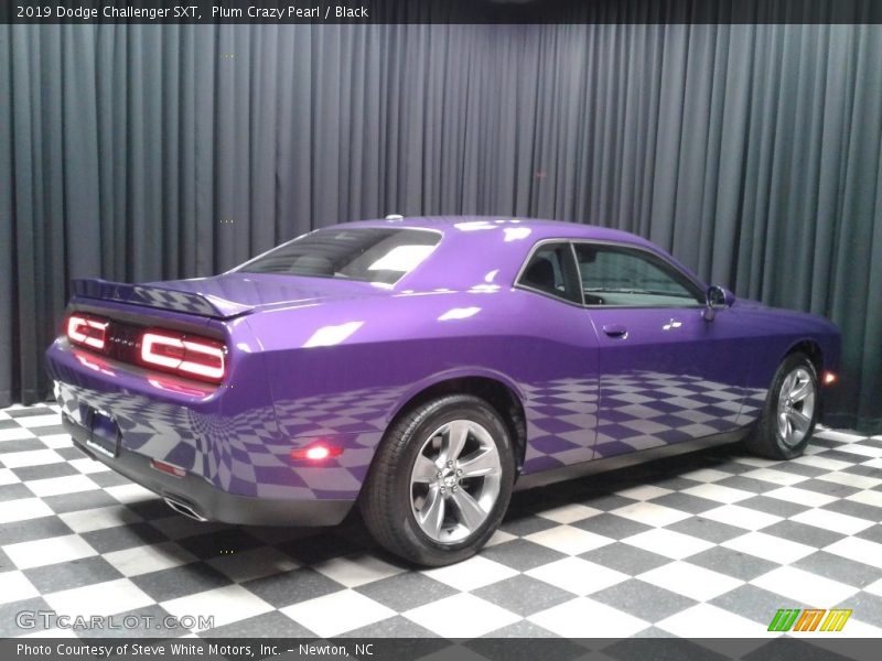 Plum Crazy Pearl / Black 2019 Dodge Challenger SXT