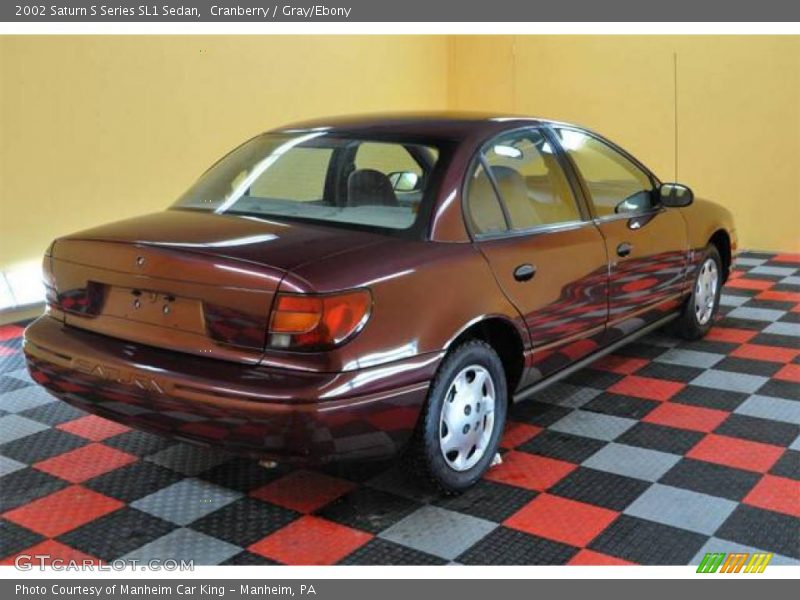 Cranberry / Gray/Ebony 2002 Saturn S Series SL1 Sedan