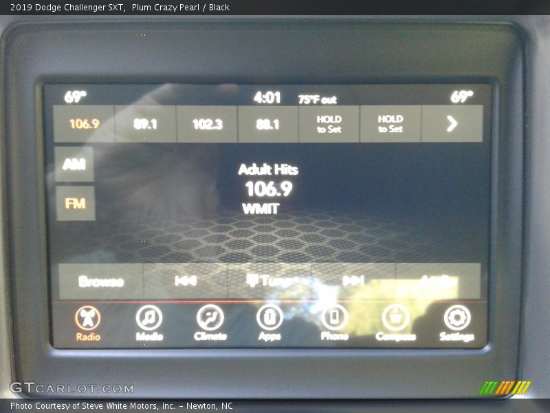Plum Crazy Pearl / Black 2019 Dodge Challenger SXT