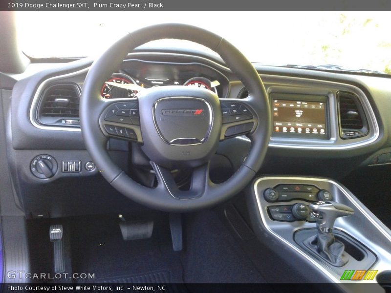 Plum Crazy Pearl / Black 2019 Dodge Challenger SXT