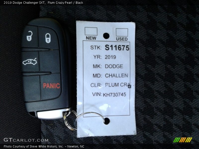 Plum Crazy Pearl / Black 2019 Dodge Challenger SXT