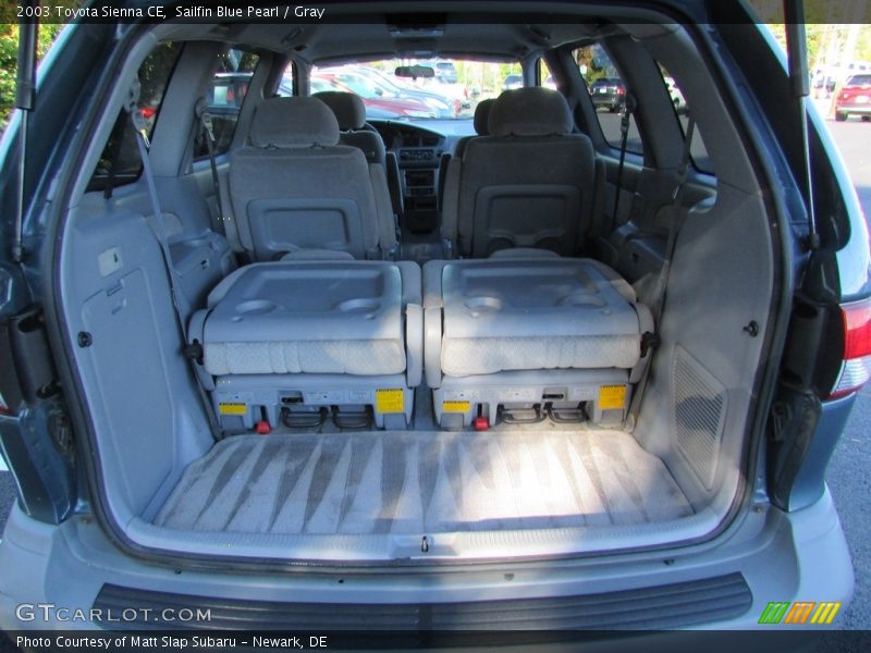 Sailfin Blue Pearl / Gray 2003 Toyota Sienna CE