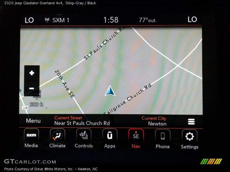 Sting-Gray / Black 2020 Jeep Gladiator Overland 4x4