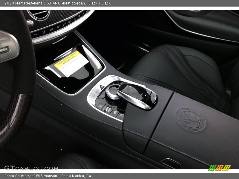 Controls of 2020 S 63 AMG 4Matic Sedan