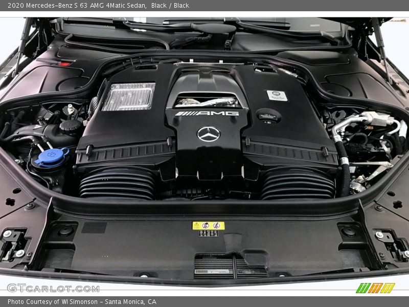  2020 S 63 AMG 4Matic Sedan Engine - 4.0 Liter DI biturbo DOHC 32-Valve VVT V8
