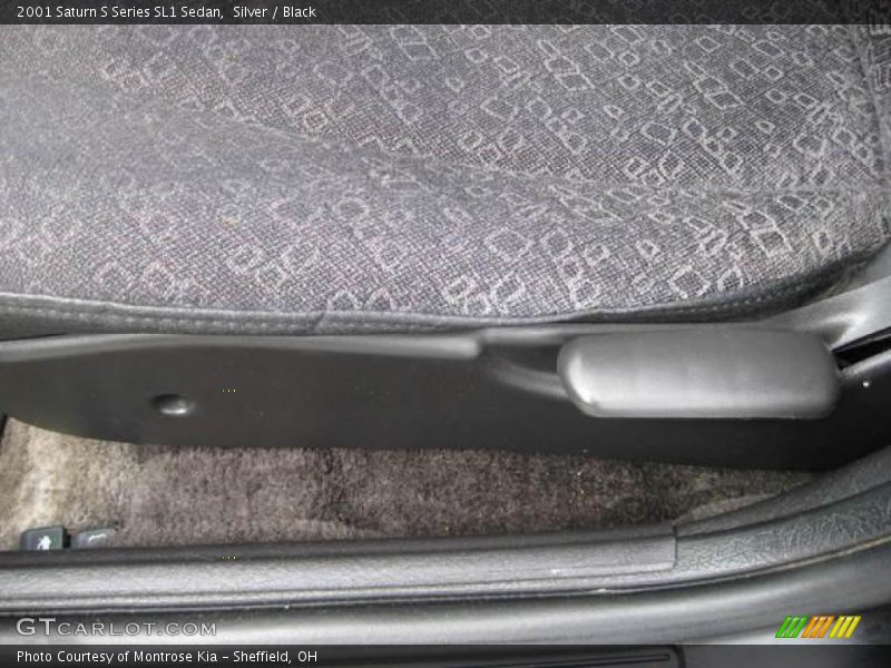 Silver / Black 2001 Saturn S Series SL1 Sedan