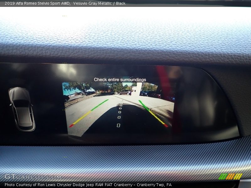 Vesuvio Gray Metallic / Black 2019 Alfa Romeo Stelvio Sport AWD
