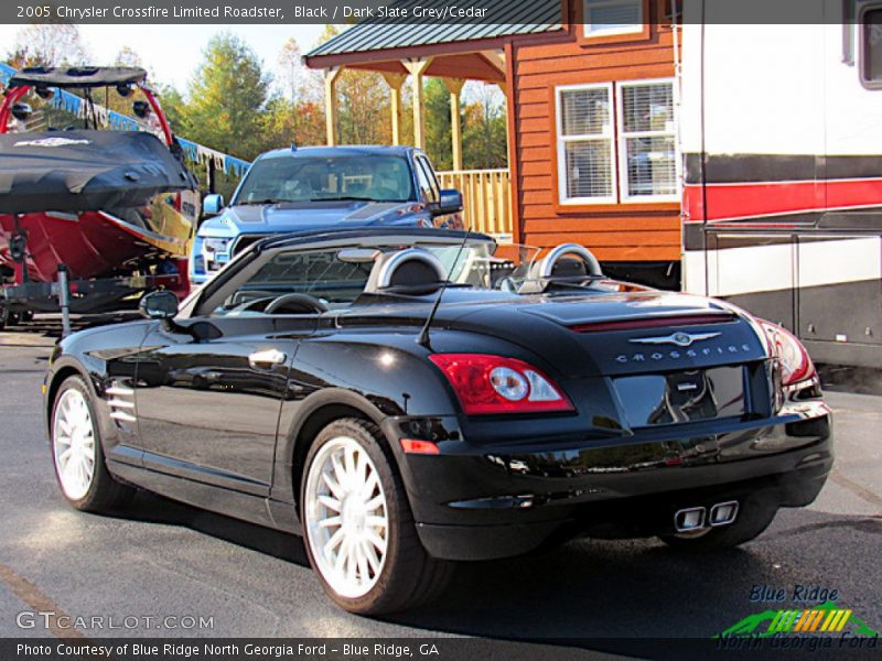 Black / Dark Slate Grey/Cedar 2005 Chrysler Crossfire Limited Roadster