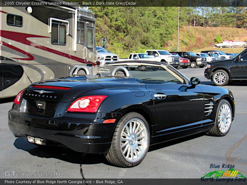 Black / Dark Slate Grey/Cedar 2005 Chrysler Crossfire Limited Roadster