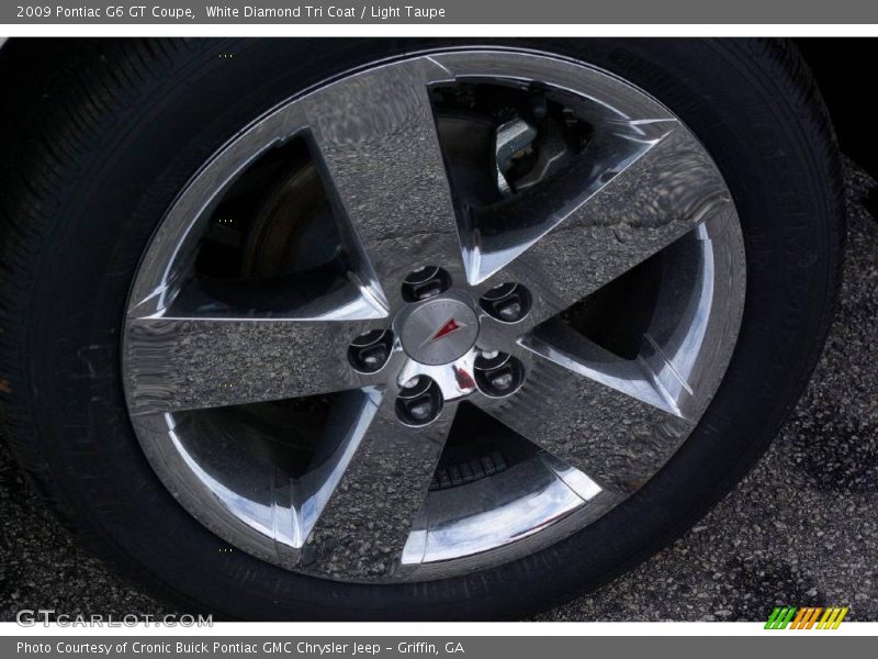 White Diamond Tri Coat / Light Taupe 2009 Pontiac G6 GT Coupe