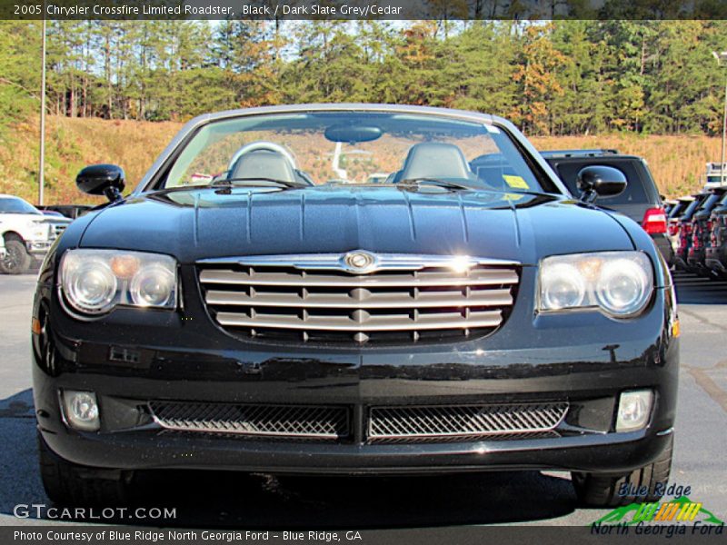 Black / Dark Slate Grey/Cedar 2005 Chrysler Crossfire Limited Roadster