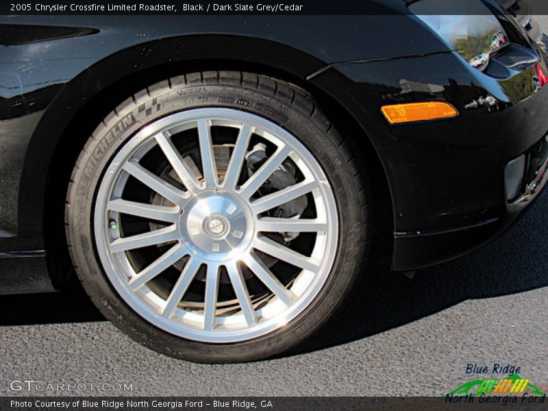 Black / Dark Slate Grey/Cedar 2005 Chrysler Crossfire Limited Roadster