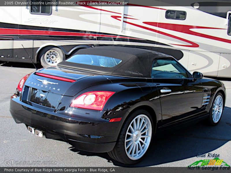Black / Dark Slate Grey/Cedar 2005 Chrysler Crossfire Limited Roadster
