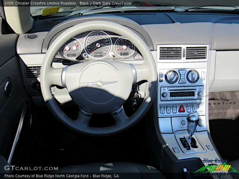 Black / Dark Slate Grey/Cedar 2005 Chrysler Crossfire Limited Roadster