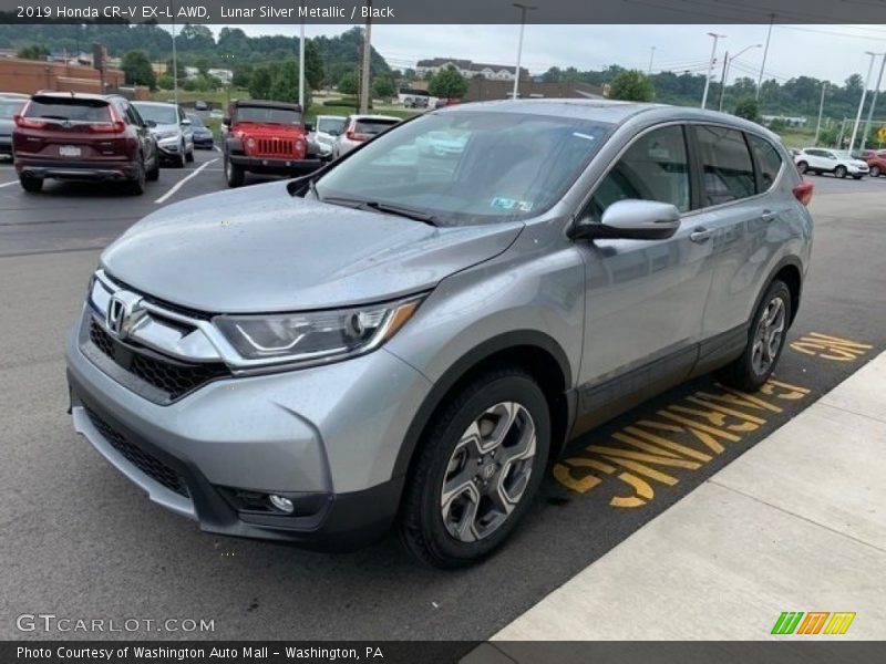 Lunar Silver Metallic / Black 2019 Honda CR-V EX-L AWD