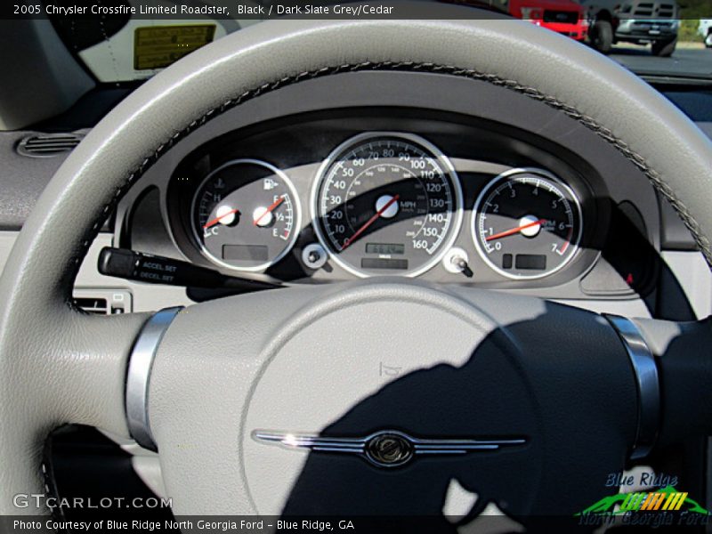 Black / Dark Slate Grey/Cedar 2005 Chrysler Crossfire Limited Roadster