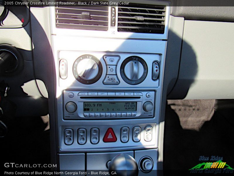 Black / Dark Slate Grey/Cedar 2005 Chrysler Crossfire Limited Roadster