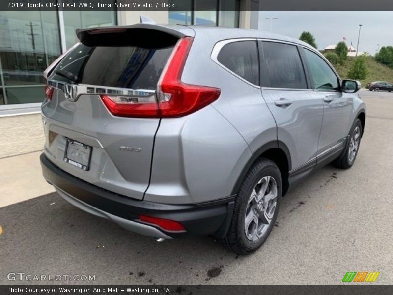 Lunar Silver Metallic / Black 2019 Honda CR-V EX-L AWD