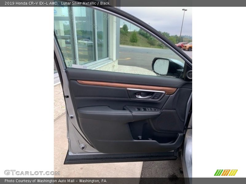Lunar Silver Metallic / Black 2019 Honda CR-V EX-L AWD