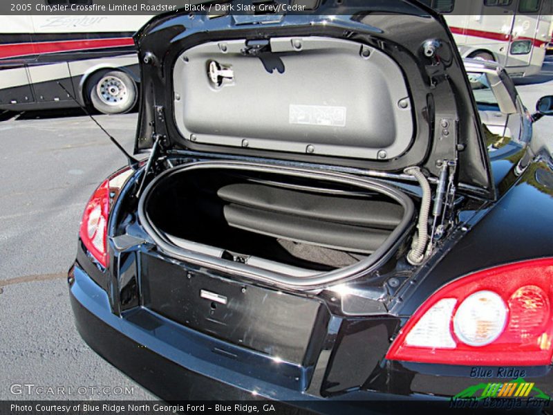 Black / Dark Slate Grey/Cedar 2005 Chrysler Crossfire Limited Roadster