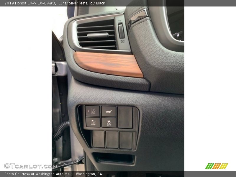 Lunar Silver Metallic / Black 2019 Honda CR-V EX-L AWD