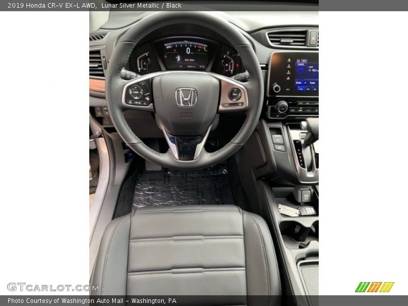 Lunar Silver Metallic / Black 2019 Honda CR-V EX-L AWD