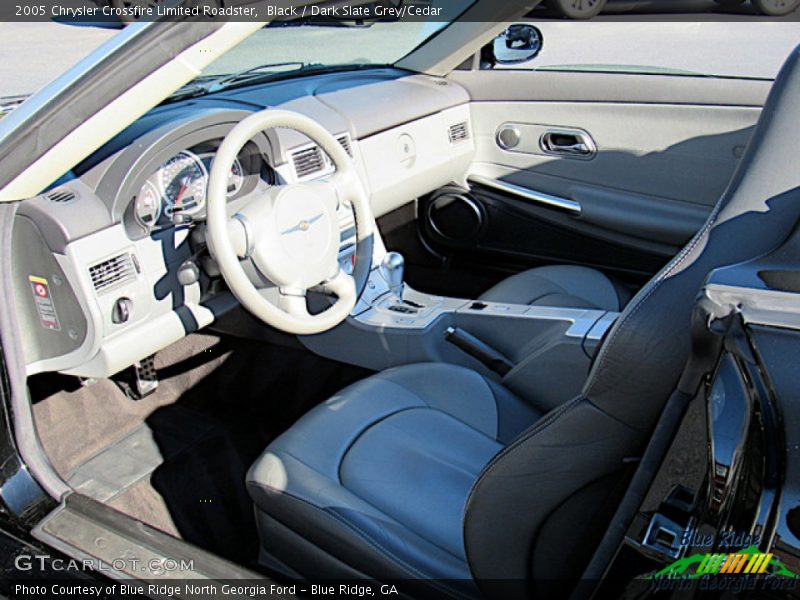 Black / Dark Slate Grey/Cedar 2005 Chrysler Crossfire Limited Roadster