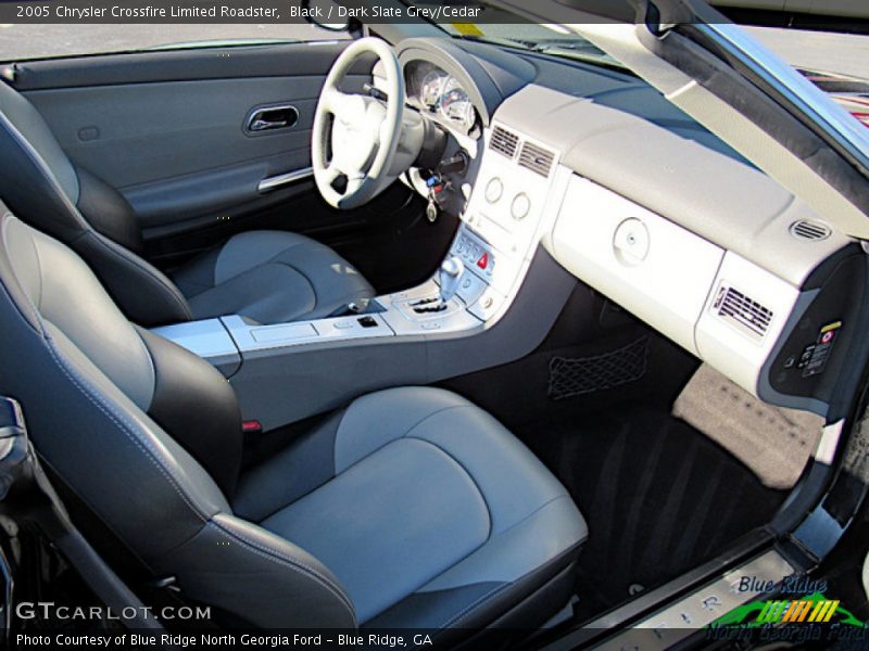 Black / Dark Slate Grey/Cedar 2005 Chrysler Crossfire Limited Roadster