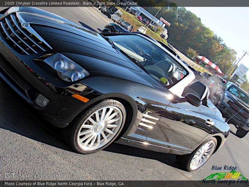Black / Dark Slate Grey/Cedar 2005 Chrysler Crossfire Limited Roadster