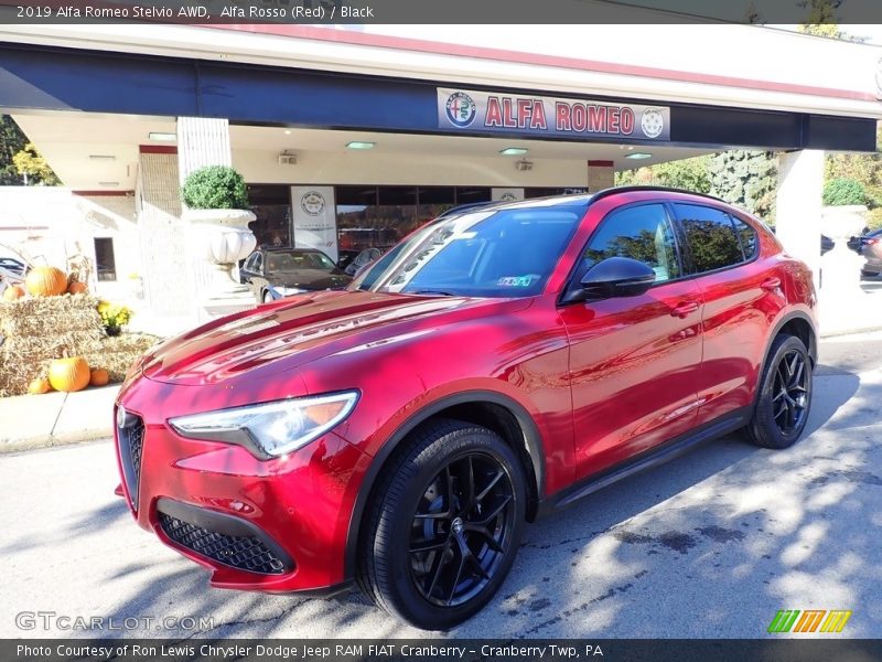 Alfa Rosso (Red) / Black 2019 Alfa Romeo Stelvio AWD