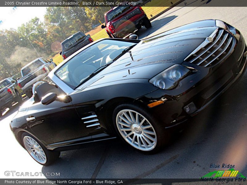 Black / Dark Slate Grey/Cedar 2005 Chrysler Crossfire Limited Roadster