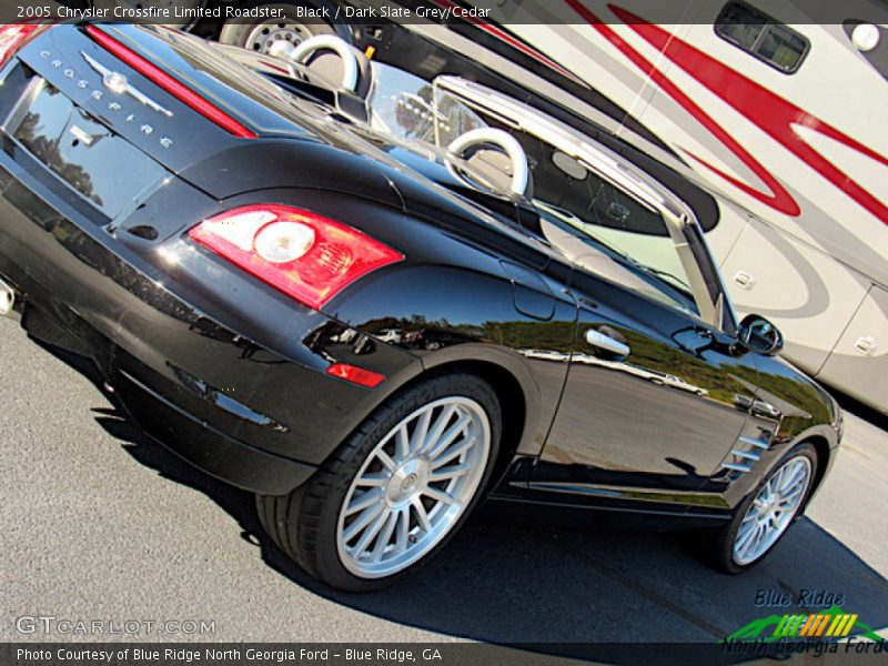 Black / Dark Slate Grey/Cedar 2005 Chrysler Crossfire Limited Roadster